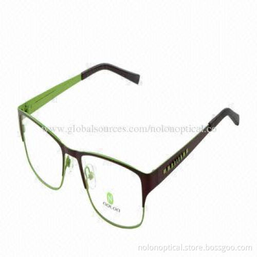 Two tones stainless steel optical frames for men